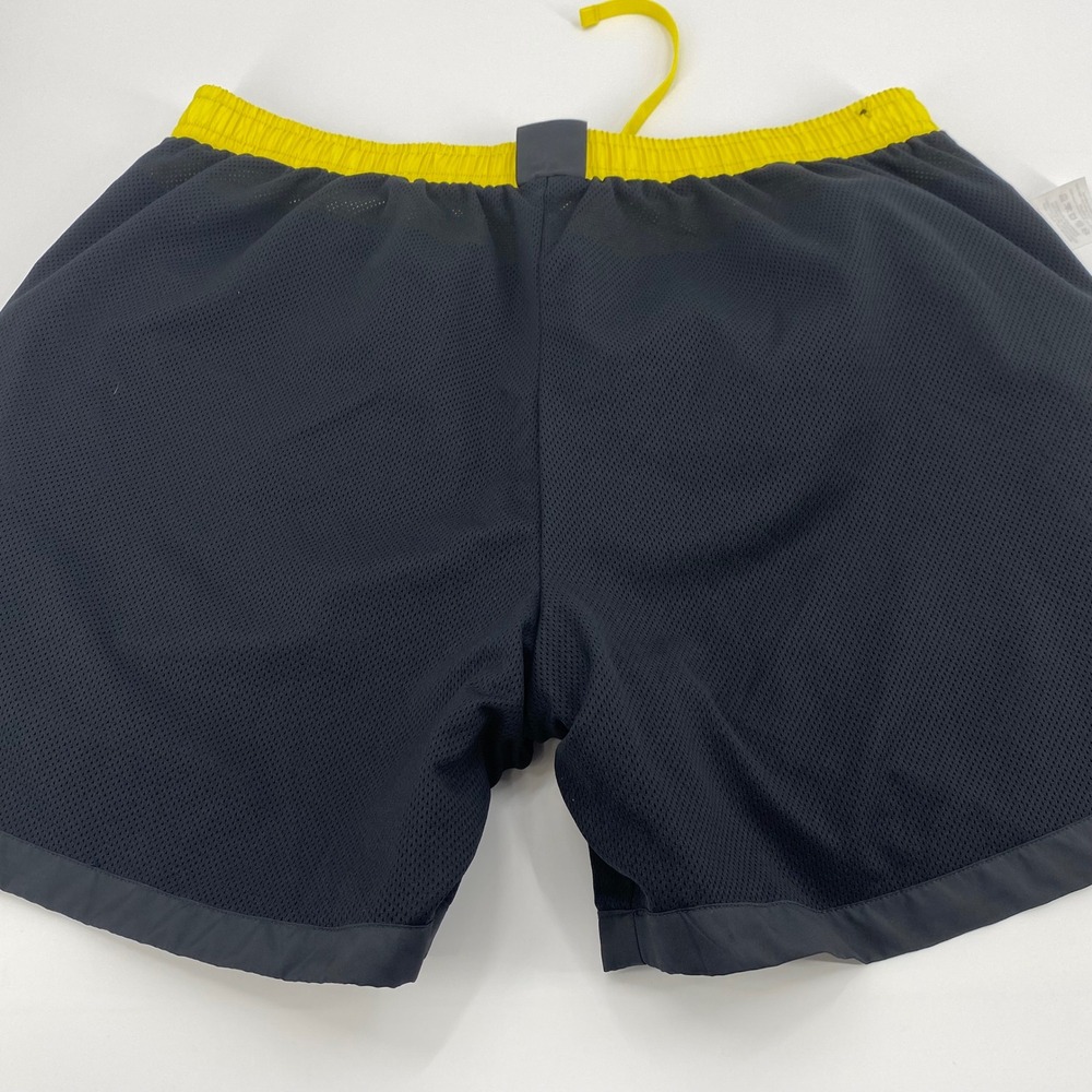 Nike Kyrie Irving Basketball Shorts Mens XXL Black Yellow Splatter DA5993-010 - Picture 10 of 12